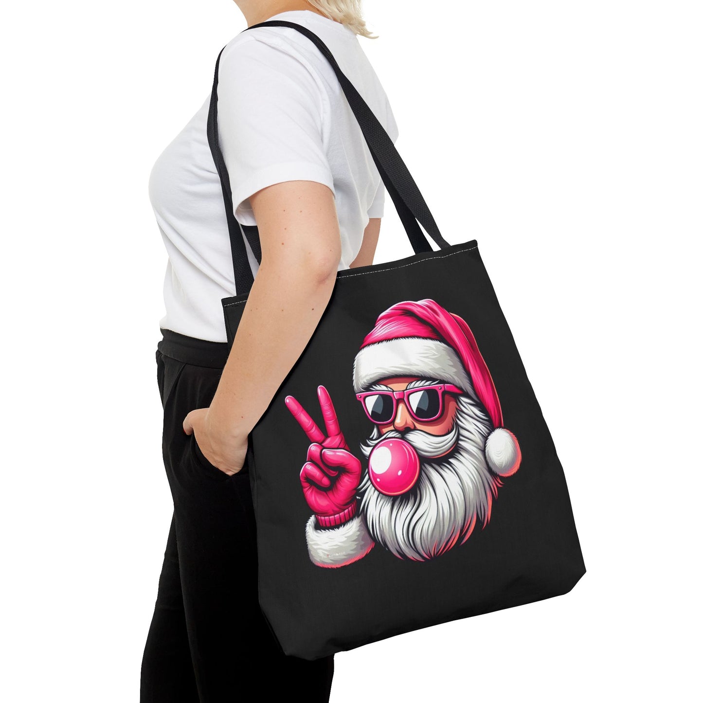 Santa Holiday Tote Bag